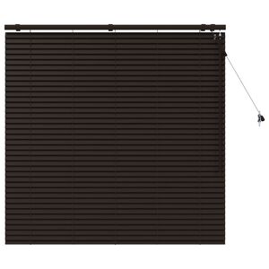 vidaXL Jaluzea venetiană Maro &icirc;nchis 125 x 130 cm 35 mm