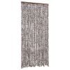 vidaXL Perdea pentru insecte, maro și alb, 100 x 220 cm, chenille