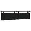 vidaXL Cap de pat suspendat Negru 210 x 55 x 5 cm Piele artificială