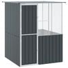 vidaXL Cușcă pentru păsări Antracit 165 x 165 x 200 cm Oțel Galvanizat