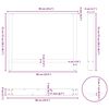 vidaXL Picioare de masă din oțel natural, 2 buc., 90x(72-73) cm