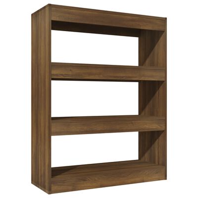 vidaXL Bibliotecă/Separator cameră, stejar, 80x30x103cm lemn compozit