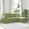 vidaXL Canapea Verde deschis 198 x 134 x 80 cm Catifea