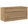 vidaXL Dulap chiuvetă baie, stejar artizanal, 100x38,5x48 cm, lemn prelucrat