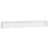 vidaXL Custodie pentru iepuri Argintiu 600 x 78 x 78 cm