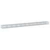 vidaXL Coș gabion cu capac, 1100x100x50 cm, fier galvanizat