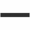 vidaXL Prag de fereastră Negru cu fibră de lemn 140 x 25 x 4,5 cm PVC