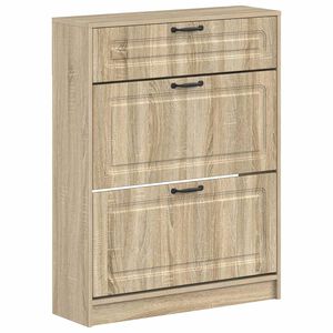 vidaXL Dulap pentru pantofi UTRECHT 78 x 24 x 100 cm Lemn prelucrat