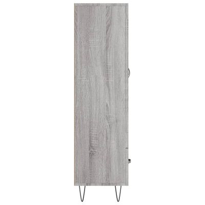 vidaXL Dulap gri Sonoma 69,5x31x115 cm, lemn prelucrat