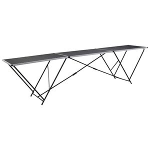 vidaXL Masă de lipire pliabilă, 300 x 60 x 78 cm, MDF și aluminiu