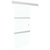 vidaXL Ușă glisantă cu opritor silențios 76x205 cm sticlă ESG/aluminiu