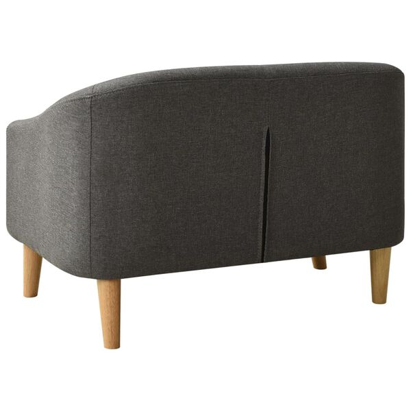 vidaXL Canapea pentru copii, gri, material textil