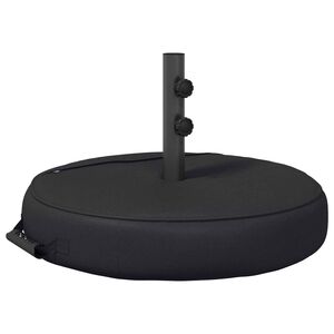 vidaXL Bază pentru umbrele de patio 53 x 53 x 40 cm Oțel Negru