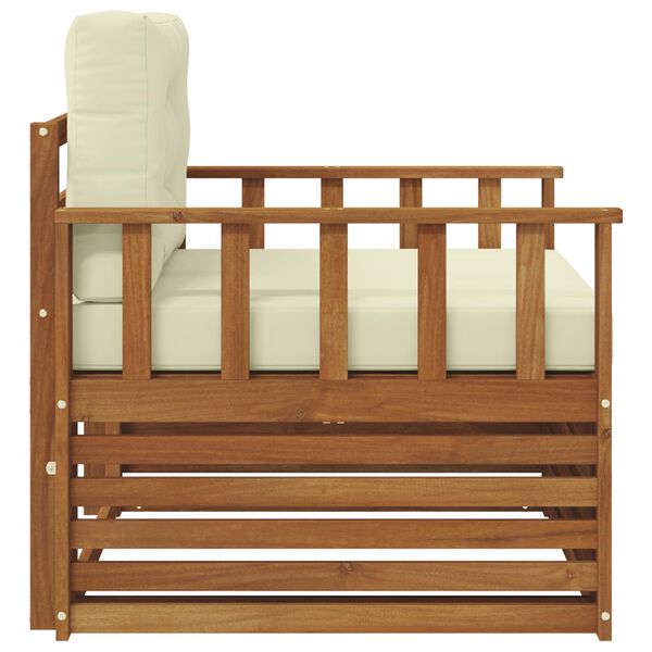 vidaXL Set de canapele de exterior Lemn de acacia solid și poliester