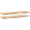 vidaXL Rafturi suspendate 2 buc. 120x40x4cm lemn masiv acacia netratat