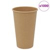 vidaXL Cești de cafea din h&acirc;rtie 1000 buc 16 oz 400 ml roșu și negru