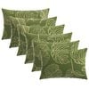 vidaXL Husă pentru pernă 6 pcs HEERLEN Design cu frunze 50 x 80 cm