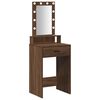 vidaXL Masă de Machiaj Maro 50 x 41 x 140 cm Lemn prelucrat
