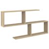vidaXL Raft de perete Stejar Sonoma 100 x 12 x 50,5 cm Lemn prelucrat