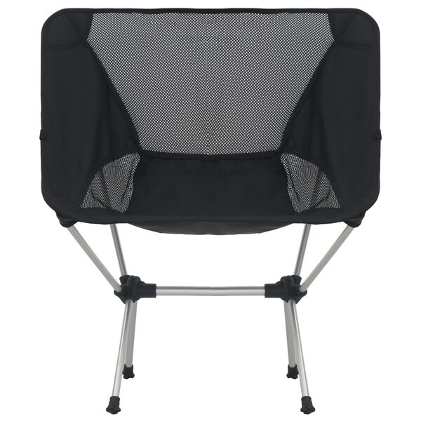 vidaXL Scaune camping pliabile cu husă, 2 buc., 54x50x65 cm, aluminiu