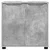 vidaXL Cabinet pentru chiuvetă de baie Gri din beton 60 x 30 x 60 cm