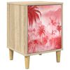 vidaXL Dulap de noapte AACHEN Stejar Sonoma 36 x 33 x 50 cm