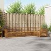 vidaXL Set de canapele de exterior 5 pcs natural Lemn Solid de Acacia