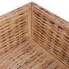 vidaXL Set mobilier cu canapea 27 piese, culoare naturală, ratan