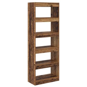 vidaXL Dulap pentru cărți 5 niveluri 60 x 30 x 166 cm Lemn prelucrat