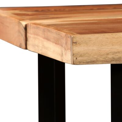 vidaXL Masă de bar, lemn masiv de acacia, 150 x 70 x 107 cm