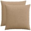 vidaXL Husă pentru pernă 2 pcs HEERLEN Maro 70 x 70 cm cord