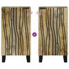 vidaXL Bufet Maro 40 x 33 x 75 cm Lemn masiv de mango