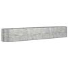 vidaXL Strat &icirc;nălțat grădină 440x80x68 cm oțel galvanizat