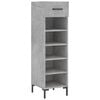 vidaXL Pantofar, gri beton, 30x35x105 cm, lemn compozit