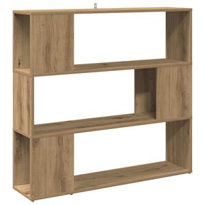vidaXL Bibliotecă/Separator de cameră, stejar artizanal, 100x24x94 cm