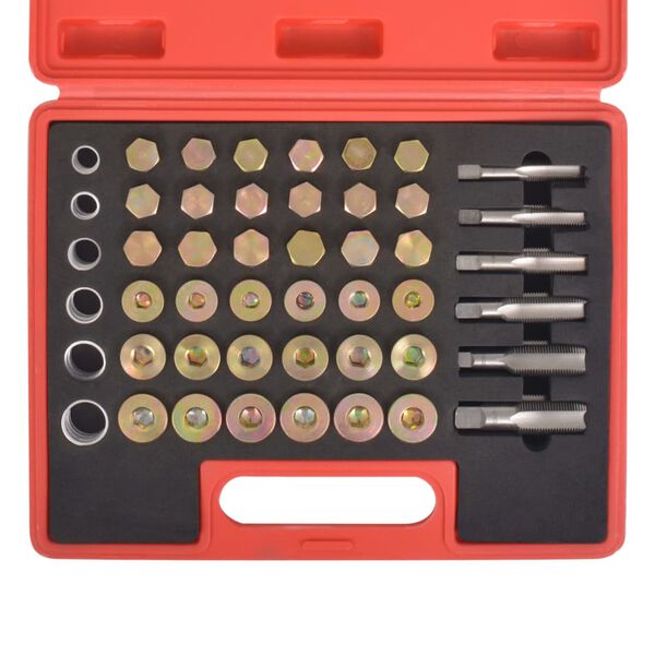 vidaXL Set reparații filet bușon baie de ulei