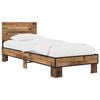 vidaXL Cadru de Pat cu Tăblie Lemn vechi 80 x 200 cm Lemn prelucrat