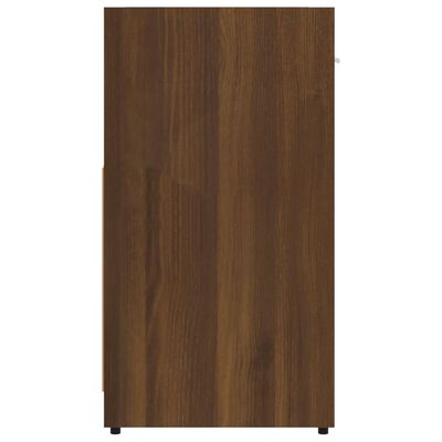 vidaXL Dulap de baie, stejar maro, 60x33x60 cm, lemn prelucrat