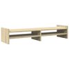 vidaXL Suport de monitor, stejar sonoma, 100x27x20 cm, lemn prelucrat