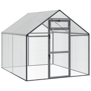 vidaXL Cușcă pentru păsări Antracit 181,5 x 221 x 173,5 cm