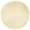 vidaXL Covor din de oaie artificială TAFALLA Crem &Oslash; 120 cm Poliester