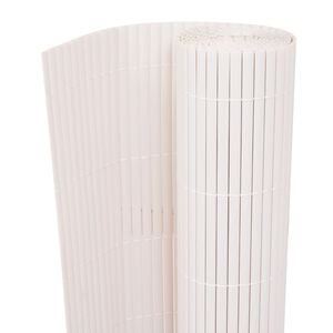vidaXL Gard de Grădină Alb 150 x 300 cm PVC
