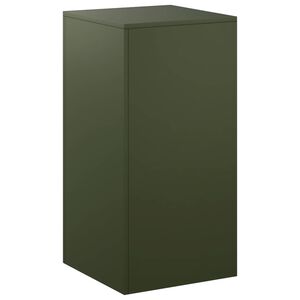 vidaXL Suport pentru plante Verde măsliniu 40 x 40 x 80 cm