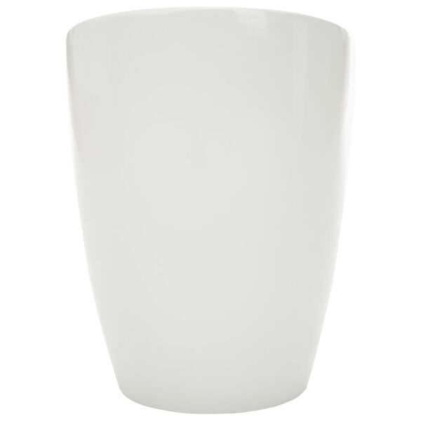 vidaXL Scaun cu depozitare, alb și roșu, piele ecologică