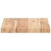 vidaXL Rafturi suspendate 3 buc. 40x20x2 cm lemn masiv acacia netratat