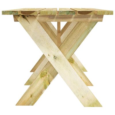 vidaXL Masă de grădină, 160x73x70 cm, lemn de pin tratat
