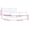 vidaXL Cadru pat fără saltea stejar maro 150x200 cm lemn prelucrat
