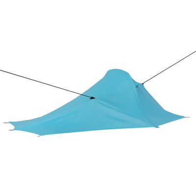 vidaXL Cort de camping, albastru, 317x240x100 cm