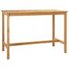 vidaXL Masă de bar natural 150 x 75 x 105 cm Lemn solid de tec