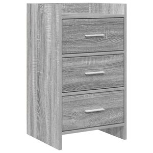vidaXL Mese de noptieră Sonoma gri 40 x 36 x 70 cm Lemn prelucrat